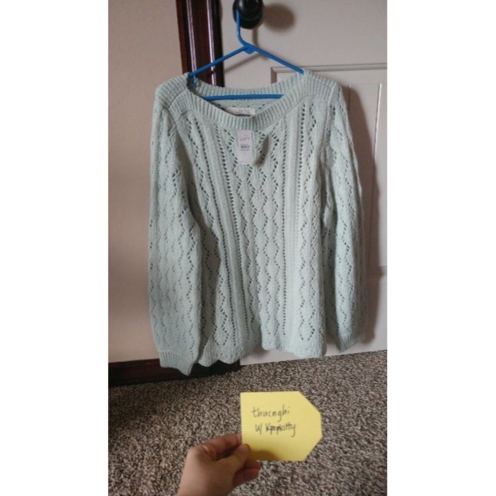 LOFT Mint Sweater